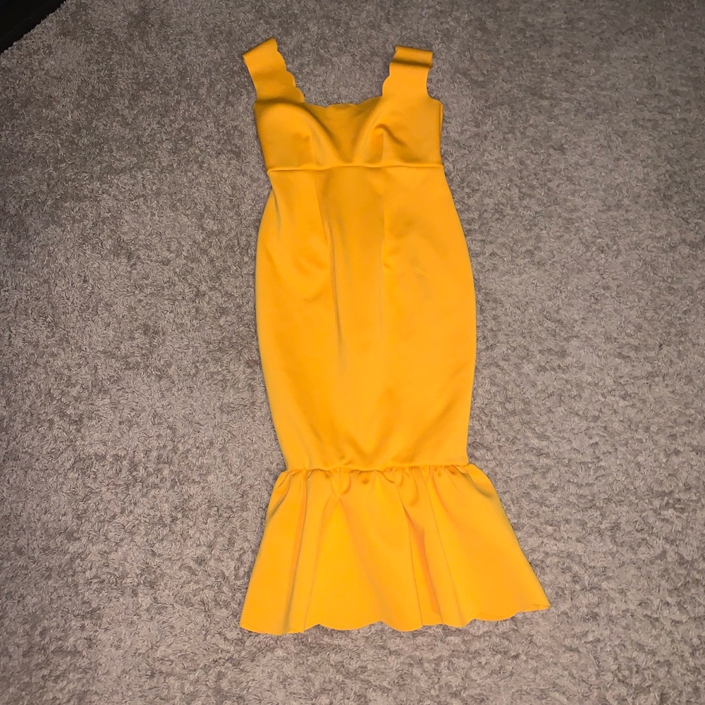 ASOS Yellow Maternity Dress